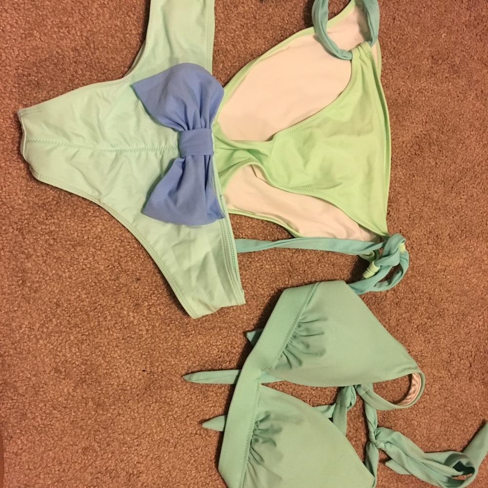 Light Blue Bathing Suit